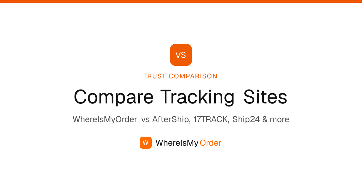 Compare Courier Tracking Sites — WhereIsMyOrder
